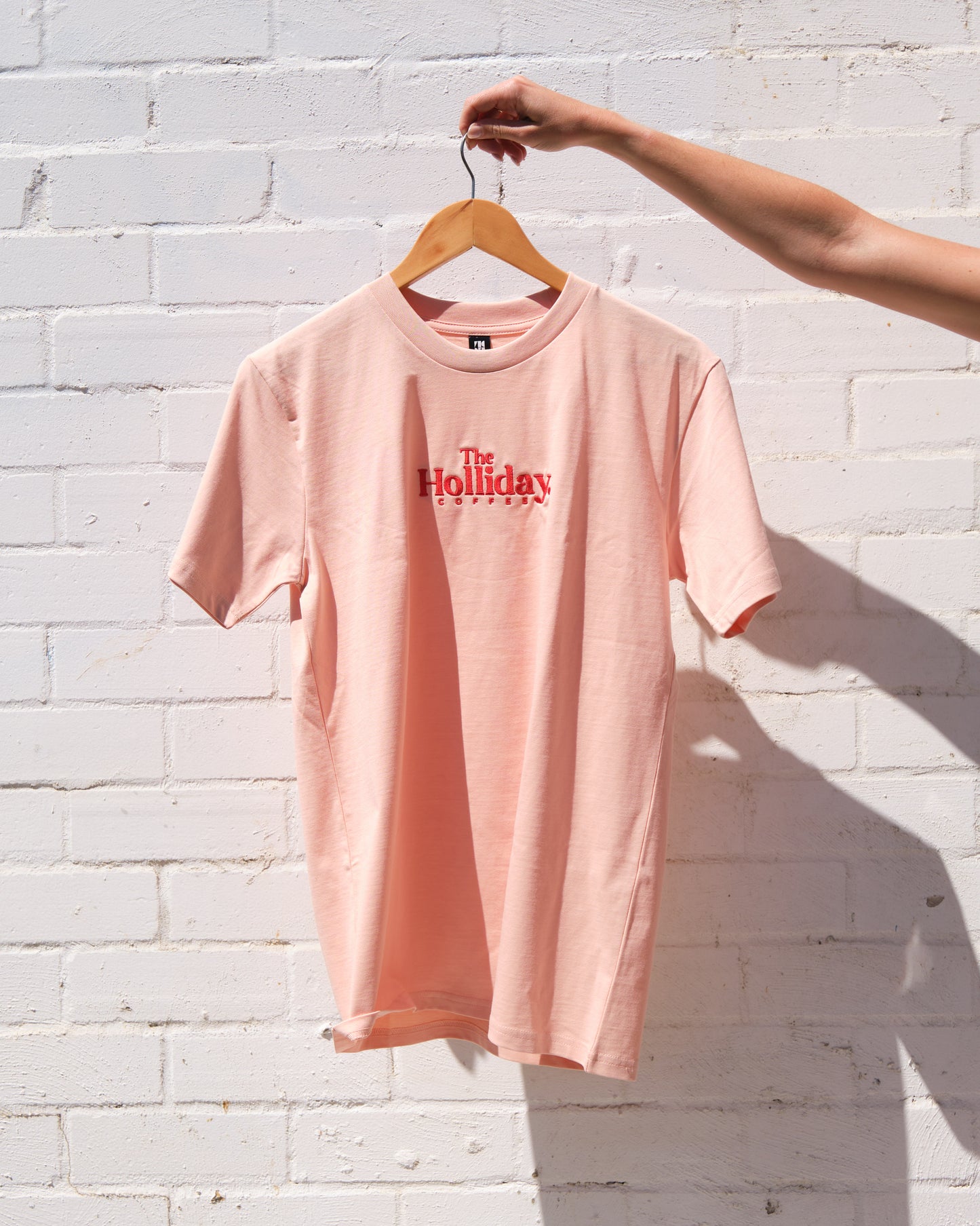 The Holliday. Classic Tee Pale Pink