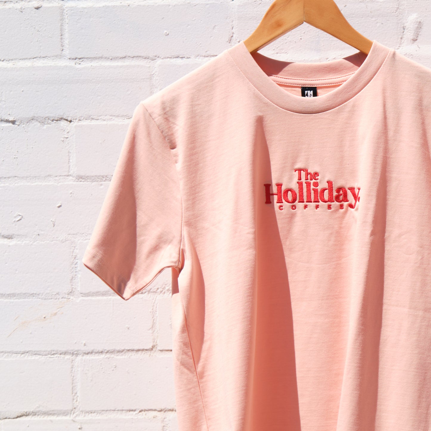 The Holliday. Classic Tee Pale Pink