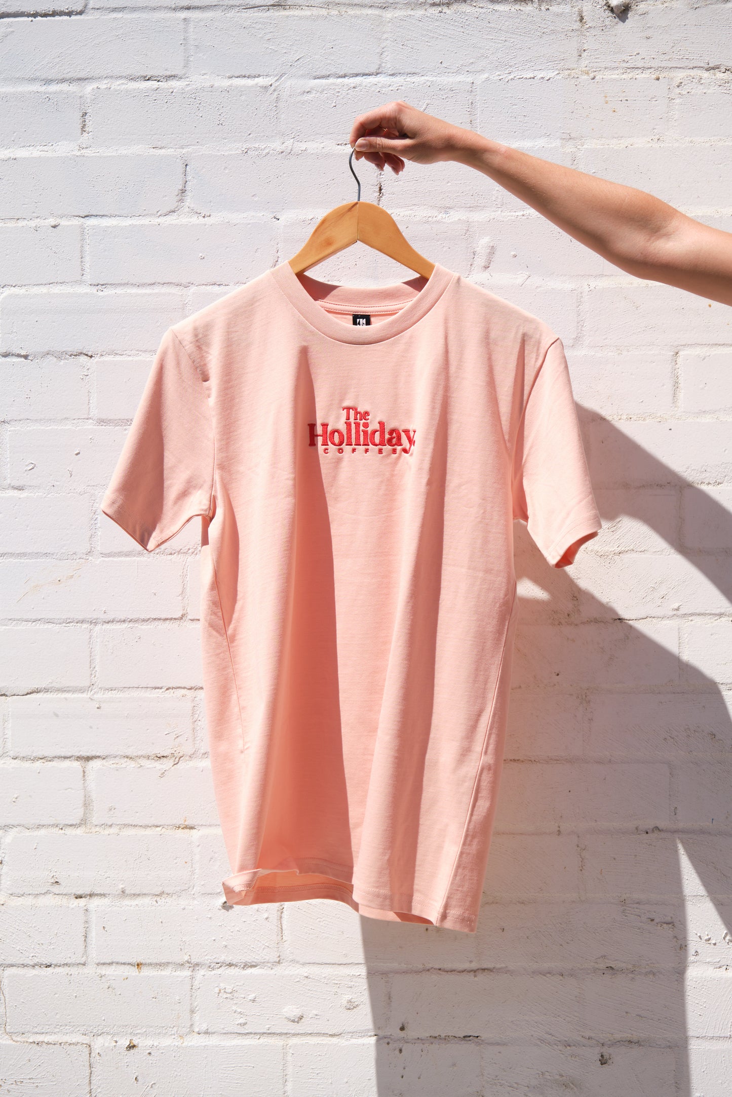 The Holliday. Classic Tee Pale Pink