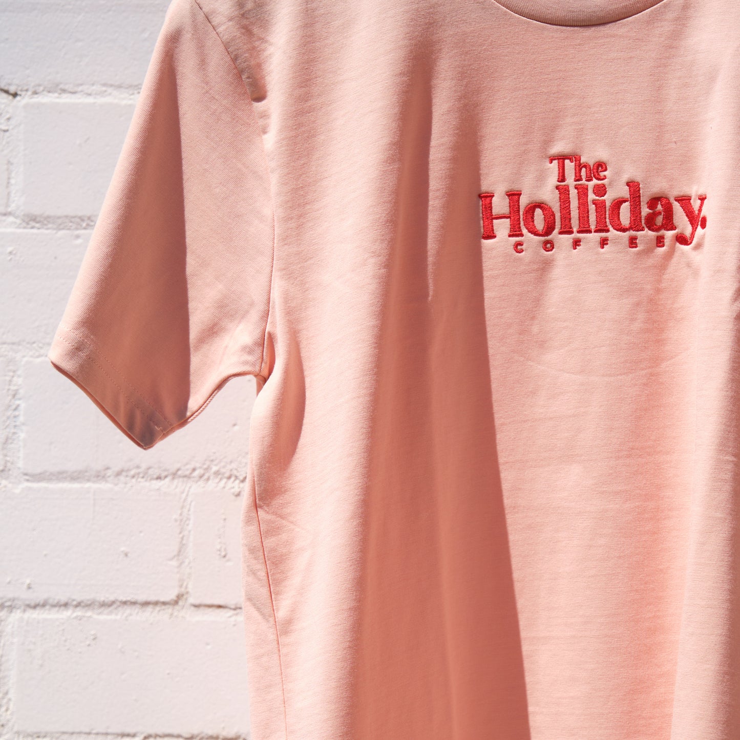 The Holliday. Classic Tee Pale Pink